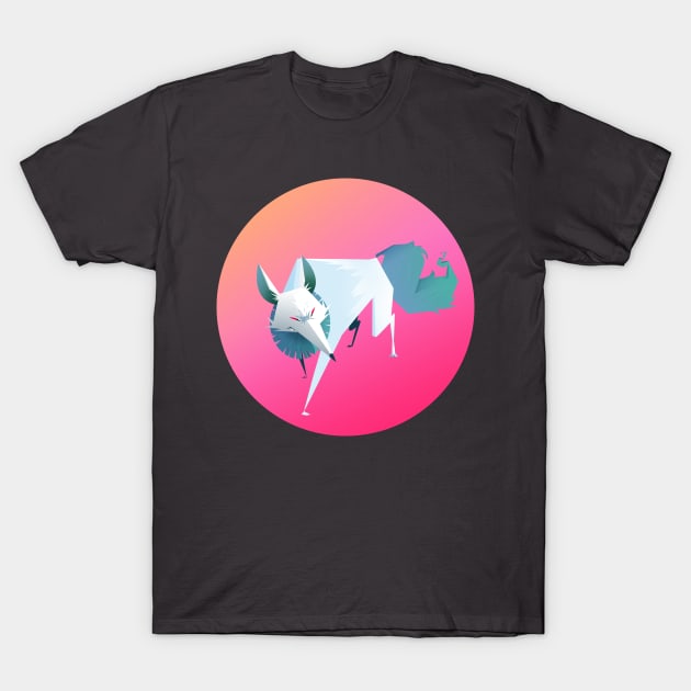 Mystic Wolf T-Shirt by Polygonal Mess